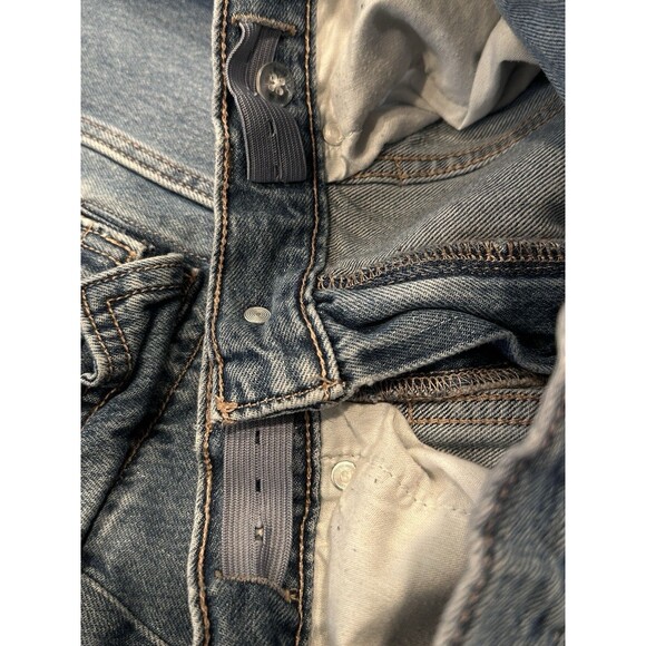 Old Navy Girls Size 12 built in tough High Rise Baggy Wide Leg Cargo Jeans wide - Picture 10 of 12